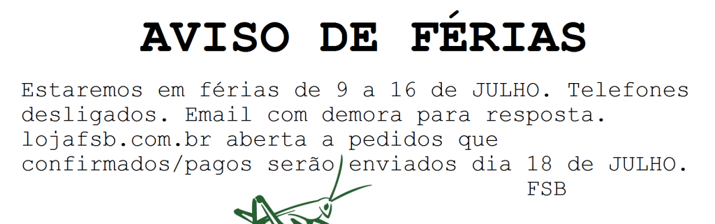 AVISO DE FERIAS1